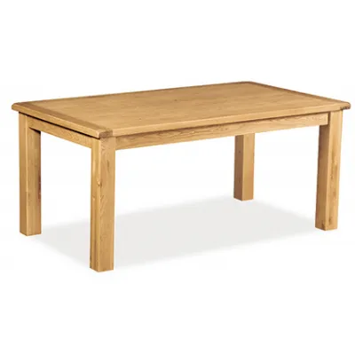 Rustic Solid Oak 120cm Extending Dining Table