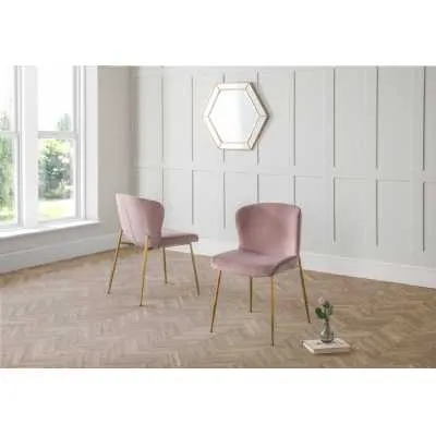Harper Dining Chair Dusky Pink