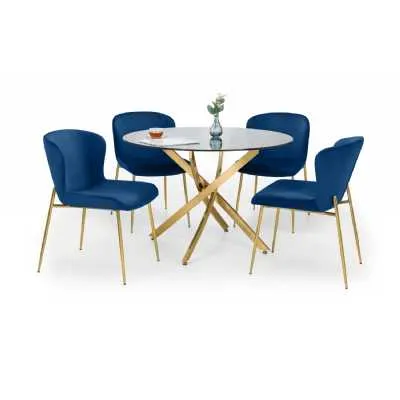 Harper Dining Chair Blue