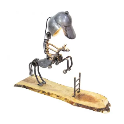 Horse Jumping Table Lamp
