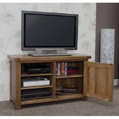 Rustic Oak TV Cabinet