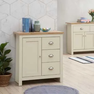 Sideboard With 1 Door And 3 Drawers