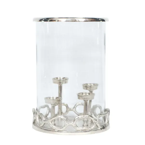 Lantern with 4 Candlelight Holders 39cm