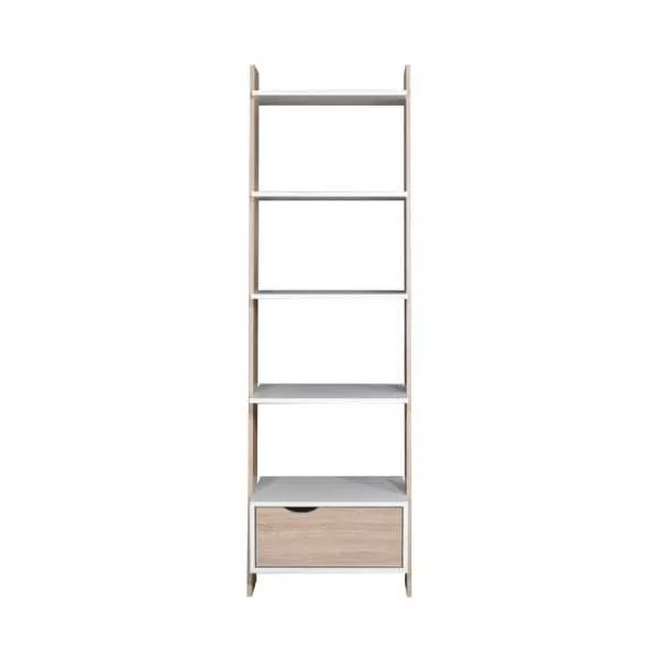 Ladder Bookcase With Drawer
