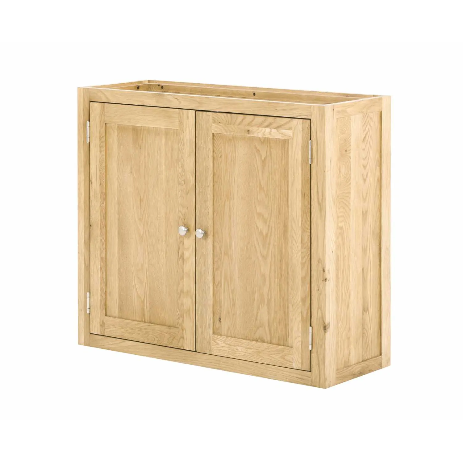 Handmade Oak Kitchens 2 Door Wall Cabinet