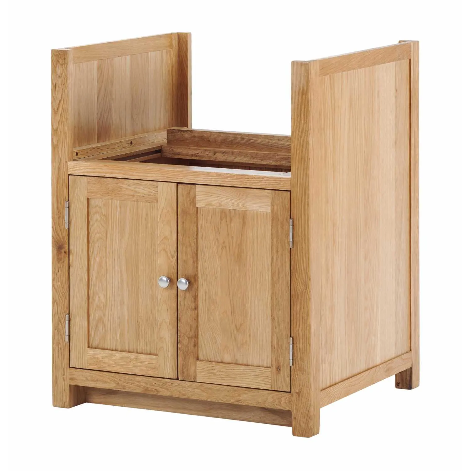 Handmade Oak Kitchens Sink Adjustable Cabinet