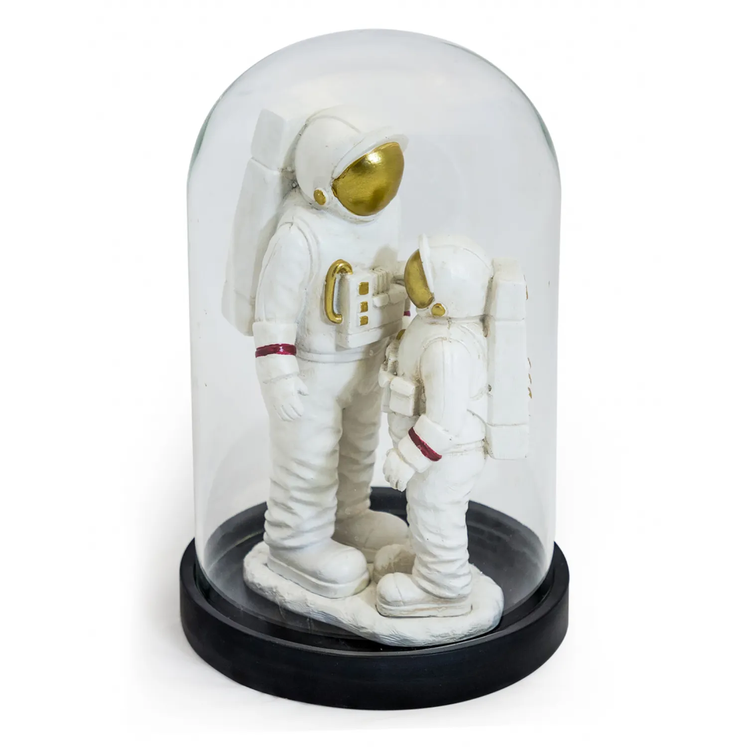 Astronaut Parent and Child In Glass Dome