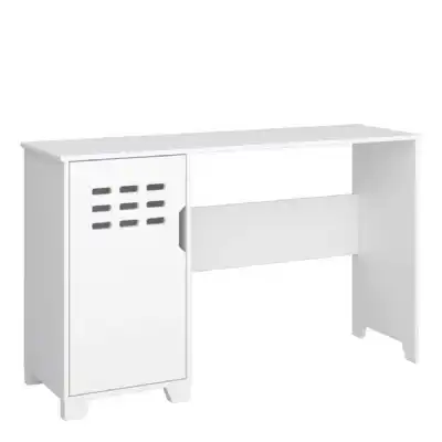 Loke Desk 1 Door in Pure White