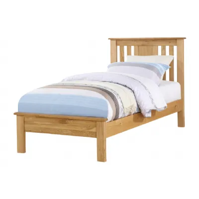 Solid Oak 3ft Bed Low End