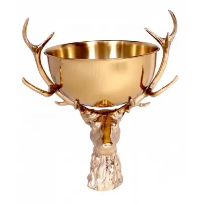 Stag with Punch Bowl