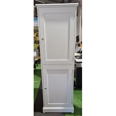 White Painted Tall 2 Door Cupboard, Bespoke