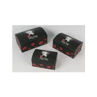 Betty Boop Set of 3 Chest Storage Boxes