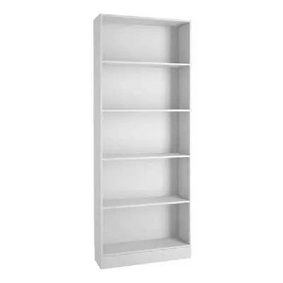 White Tall Wide Open Bookcase