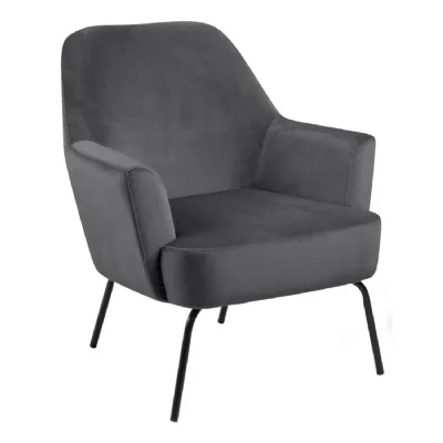 Melissa Lounge Chair in Dark Grey