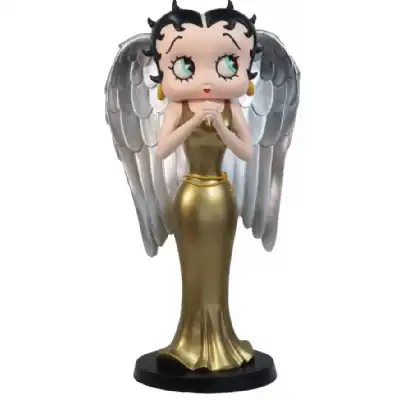 Betty Boop Angel Gold Glitter