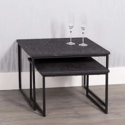 BC Dining Square Nest of 2 Side Tables