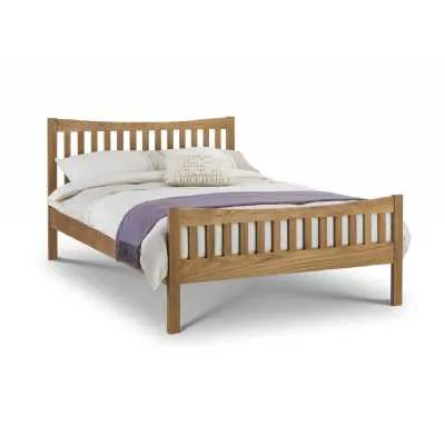 Solid White Oak 150cm King Size 5ft Bed Frame Traditional Shaker Style