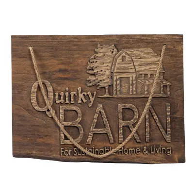 Quirky Barn Wooden Carving