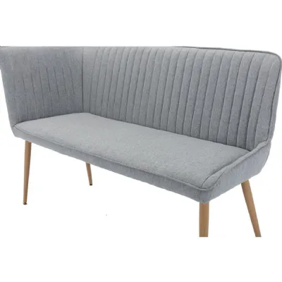The Chair Collection Fabric Corner Bench Part 1 (righthand) Light Grey