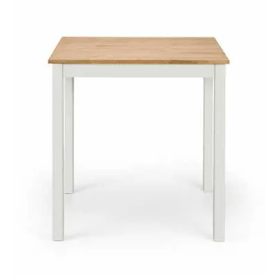 Coxmoor Square Dining Table 75cm Ivory And Oak