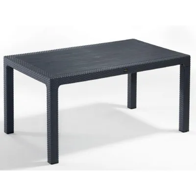 Outdoor 1.5 Dining Table in Polypropylene Anthracite