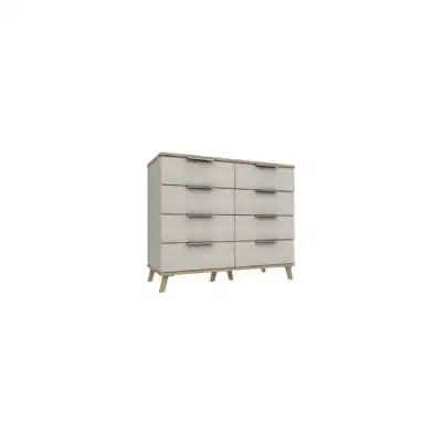 Durant 3 Colour 4+4 Drawer Wide Chest