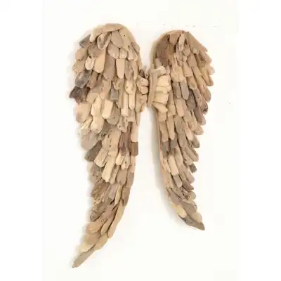 Large Driftwood Pair of Angel Wings Wall Decoration