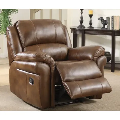 Leather Air Manual Reclining Armchairs