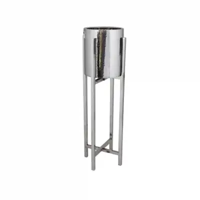 Stainless Steel Wine Cooler Bowl On Stand