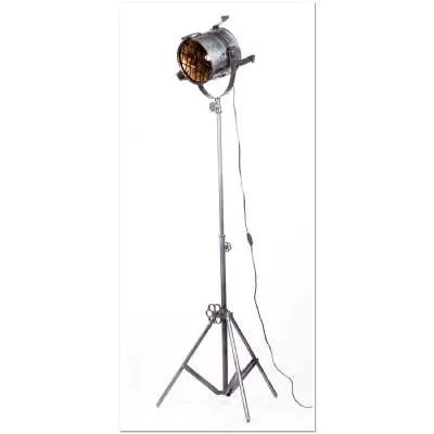 Vintage Inspired Upcycled Furniture Floor Lighting Lamp With Tripod Stand 50 x 58cm
