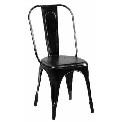 Upcycled Originals Black Iron Chair