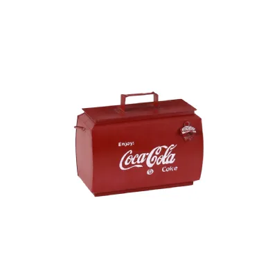 Retro Coca Cola Cooler Box with Handles