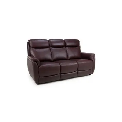 Kent 3 Seater Fixed Chestnut