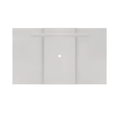 Extendable Fixed TV Wall Panel, Gloss White