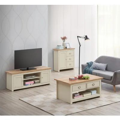 3 Piece Living Room Set (2 Door TV Unit, 1 Door Sideboard, 2 Drawer Coffee Table)
