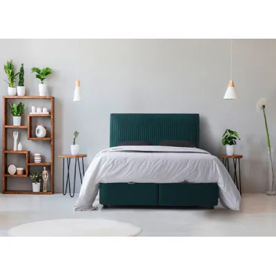 Lyla 4ft6in Storage Bed Green