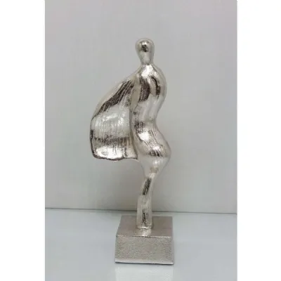 Mint Homeware Medium Sculpture Rough Nickel