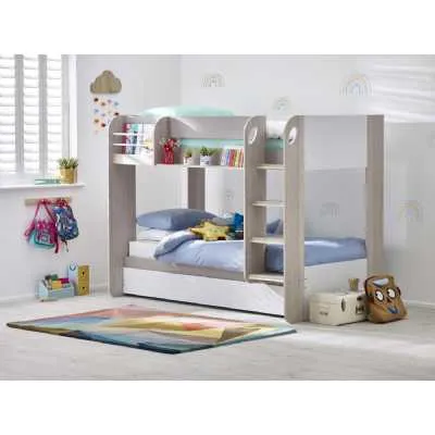 Mars Bunk And Underbed Bunk Bed Taupe