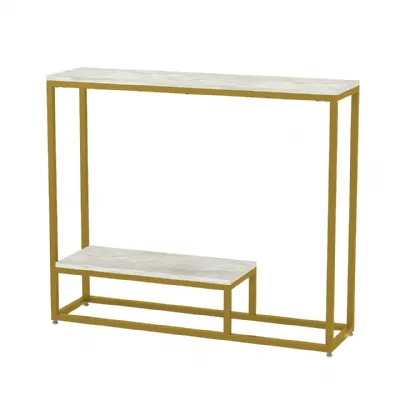 Suhani Cream And Gold Console Table