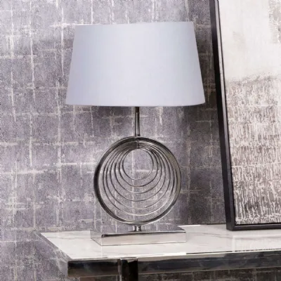 Mint Homeware Table Lamp Mid Grey Shade