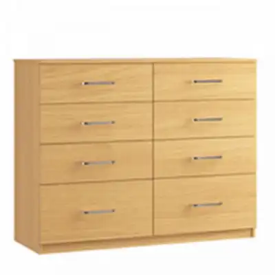 Ravelle 4 Colour 8 Drawer Twin Chest