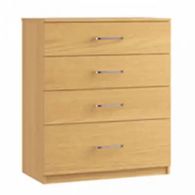Ravelle 4 Colour 4 Deep Drawer Wide Chest
