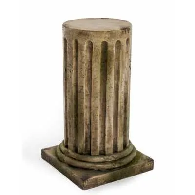 Stone Large Column Pedestal Plant Stand
