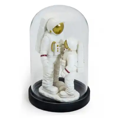 Astronaut Parent and Child In Glass Dome