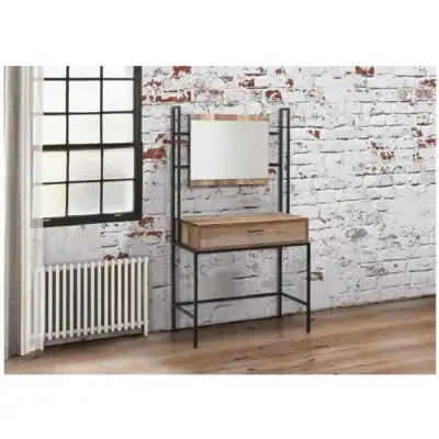 Urbino Rustic Dressing Table with Mirror