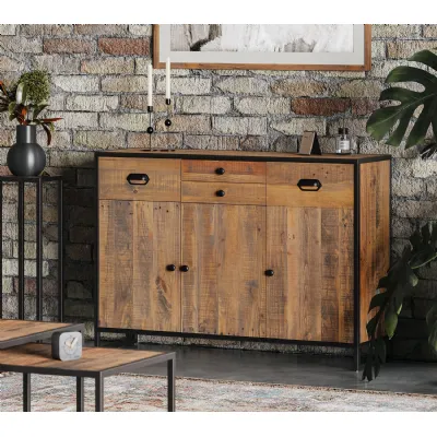 Ooki Sideboard With 3 Doors And 4 Drawers