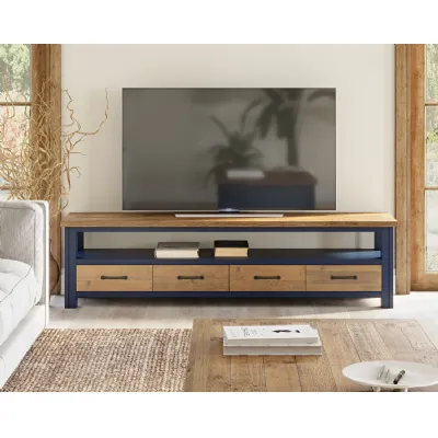 Splash of Blue Super Sized Widescreen Television cabinet