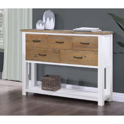 Splash of White Sideboard Console Table