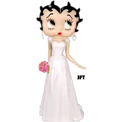 Betty Boop 3ft Wedding Dress