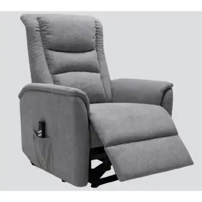 Dual Electric Lift And Rise Fabric Recliner